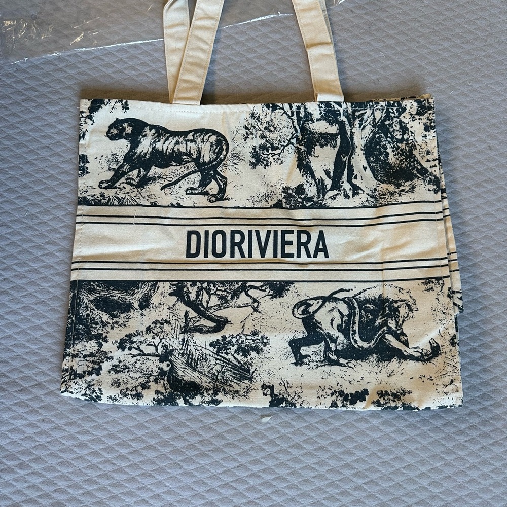 Dior Black and White Tote Bag GWP